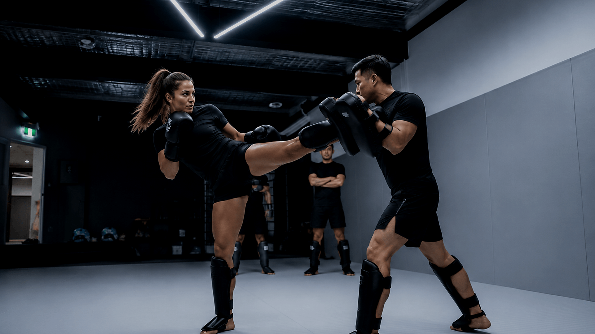 Kickboxing hero image for memberships at Chess Club Martial Arts